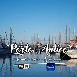  Appartamento Porto Antico - Aquarium 2min - Ac - Smart Tv Italia